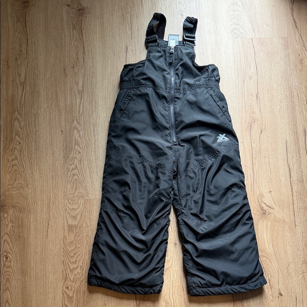 5T Black Snow Bib Overalls - ZeroXposur